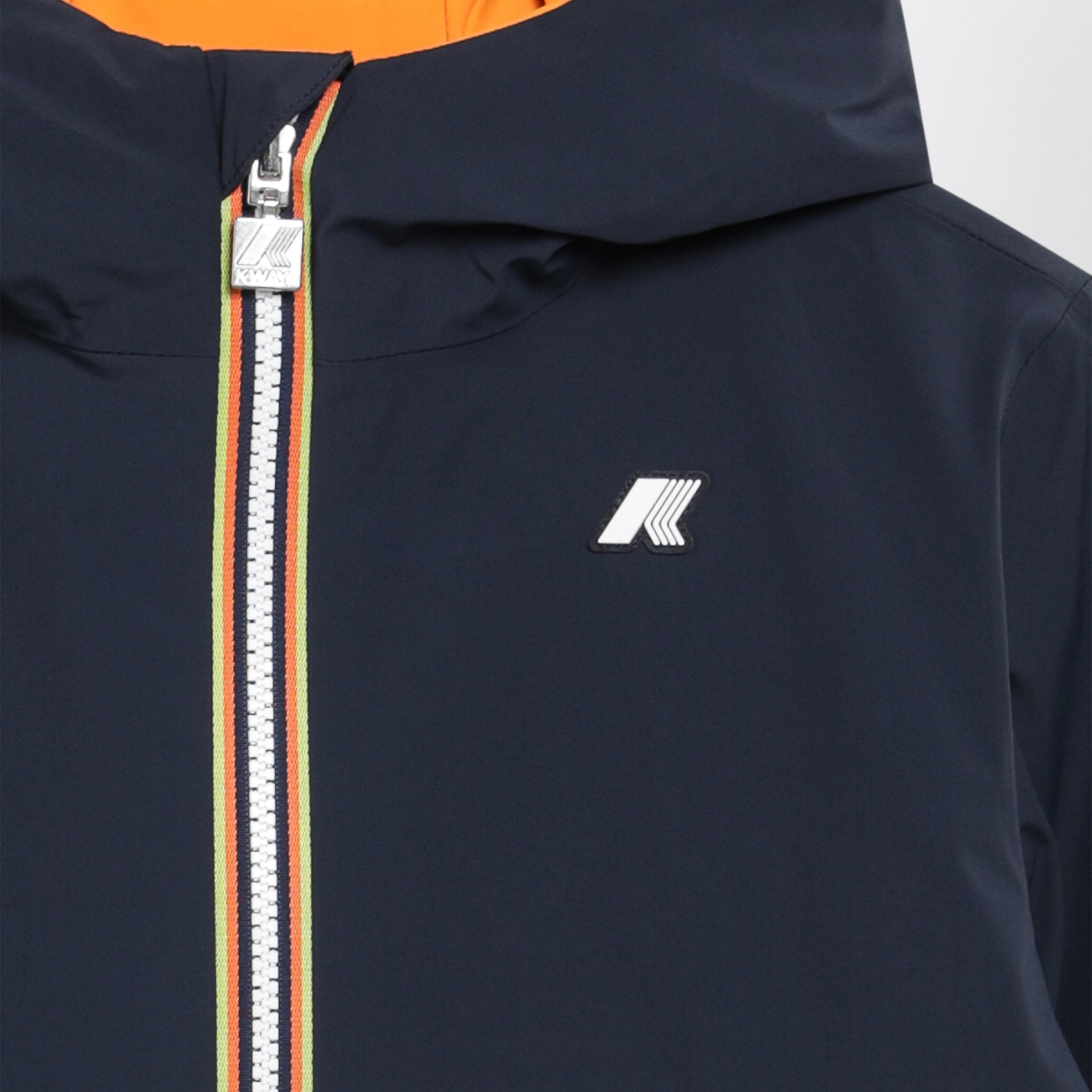 P. Jack St Warm Double Jacke in Blau/Orange