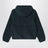Giacca reversibile verde scura/grigia in pile effetto teddy