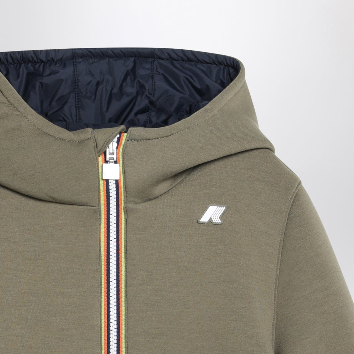 Wendbare Jack Jacke in Green Army/Blue
