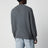 Kaschmirpullover mit Rundhals in Anthrazit