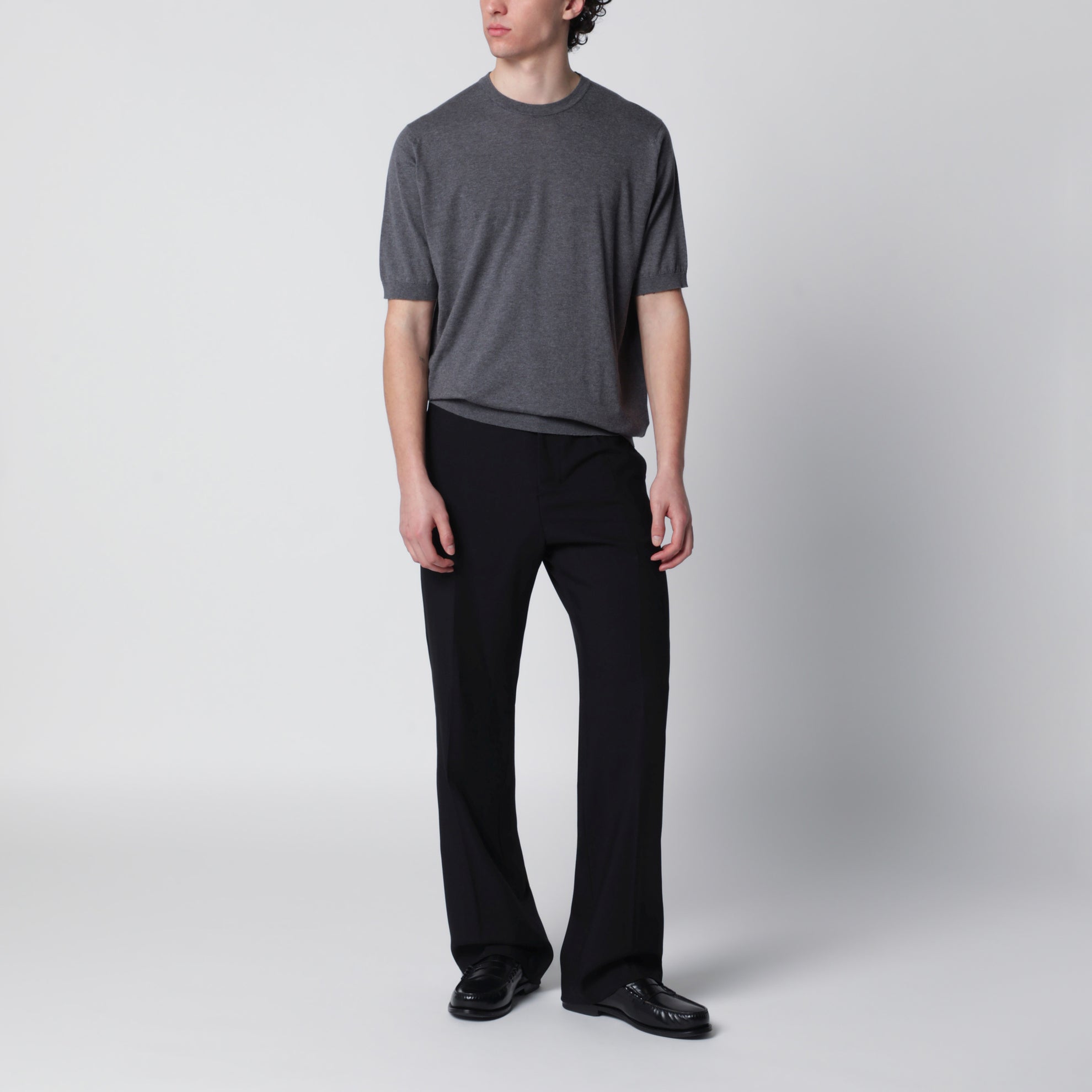 Kempton grey cotton sweater