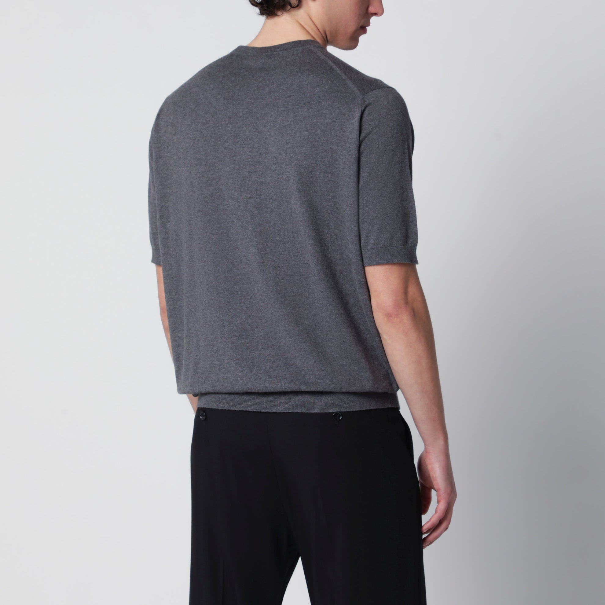 Kempton grey cotton sweater