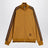 Felpa con zip color bronzo