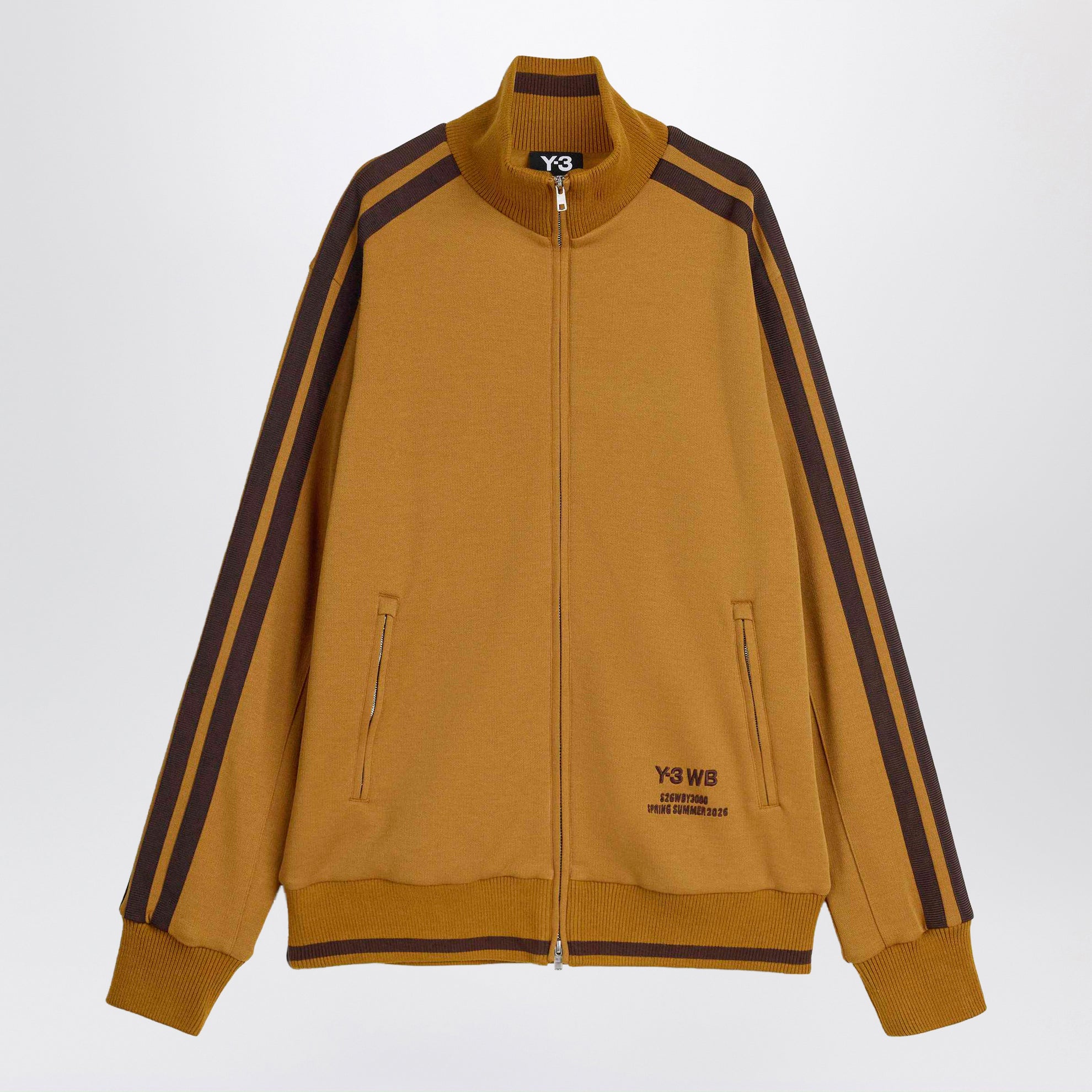 Bronze zip-up sweatshirt
