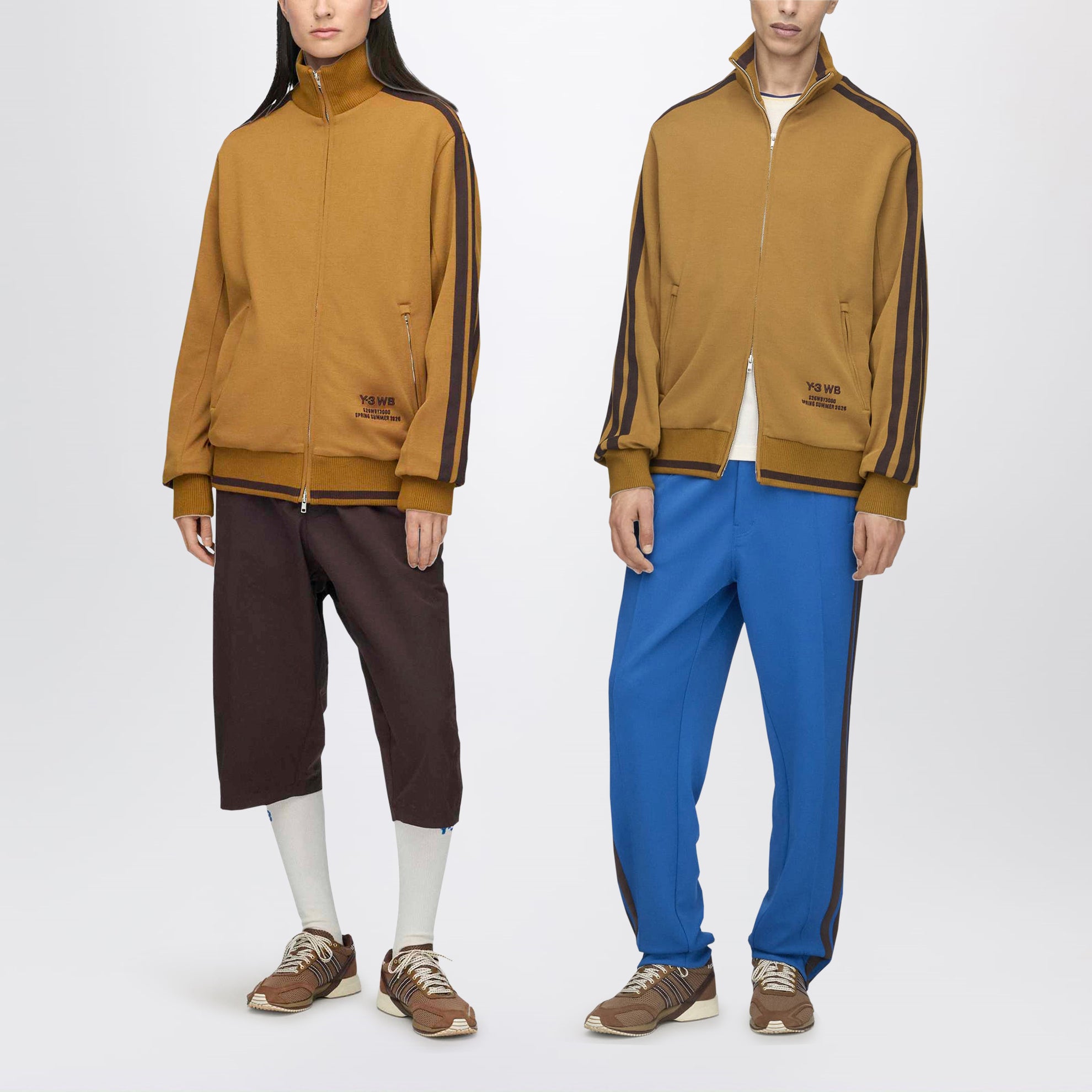 Bronze zip-up sweatshirt