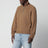 Strickpullover mit Half-Zip aus Wolle/Kaschmir, Caramel