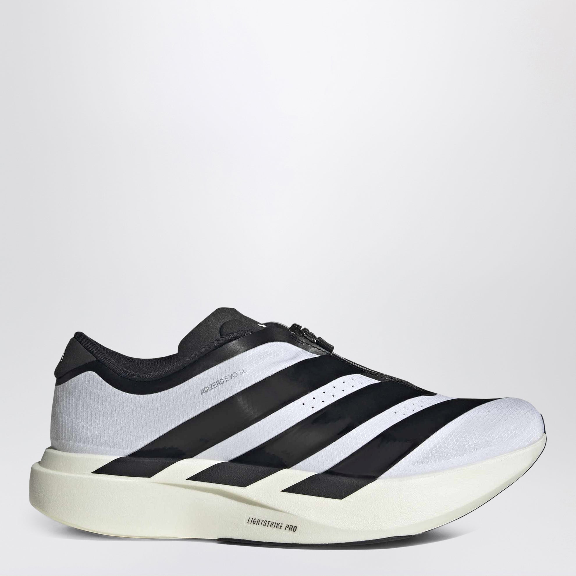 Sneakers adidas Adizero Evo SL Zip noires et blanches