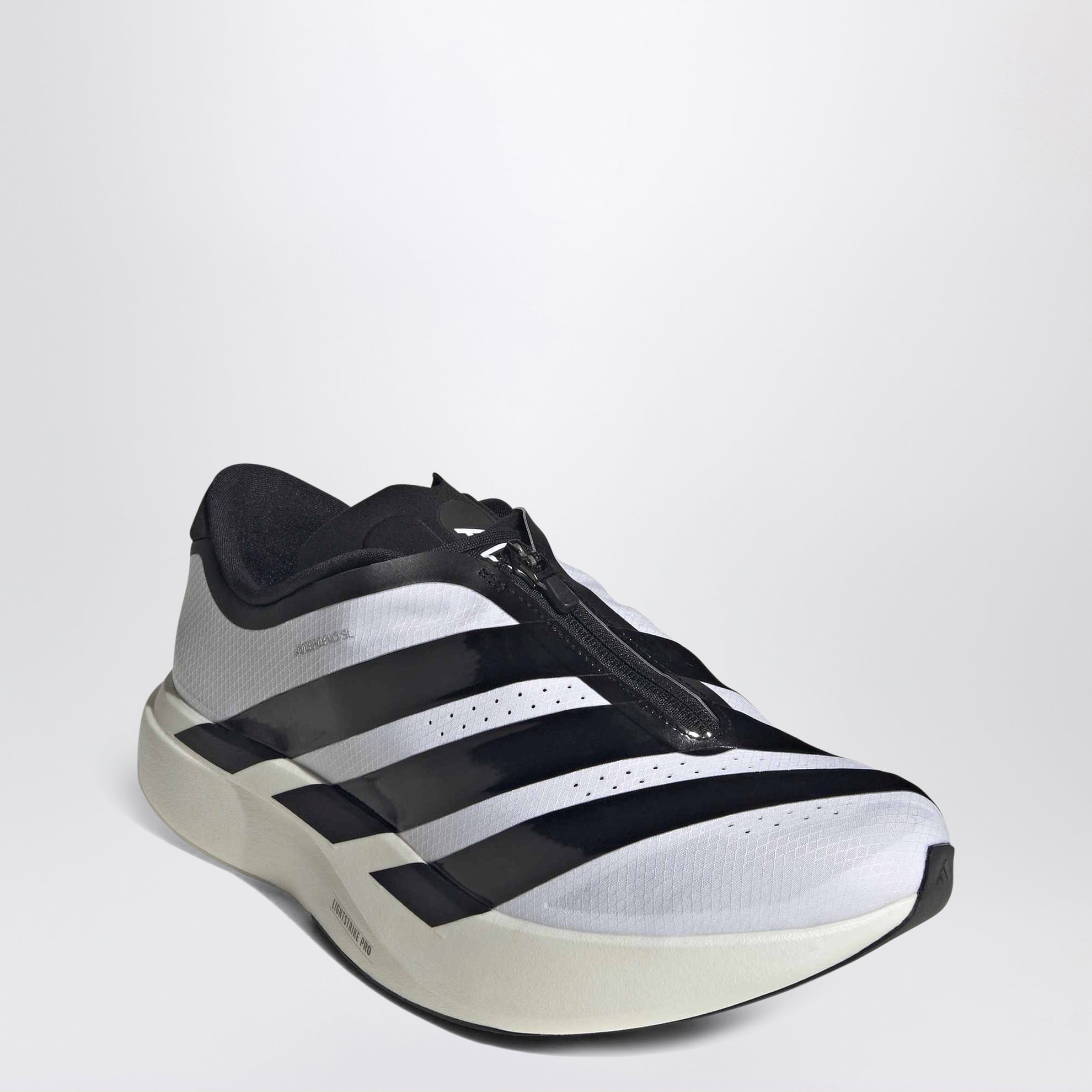 Sneakers adidas Adizero Evo SL Zip noires et blanches