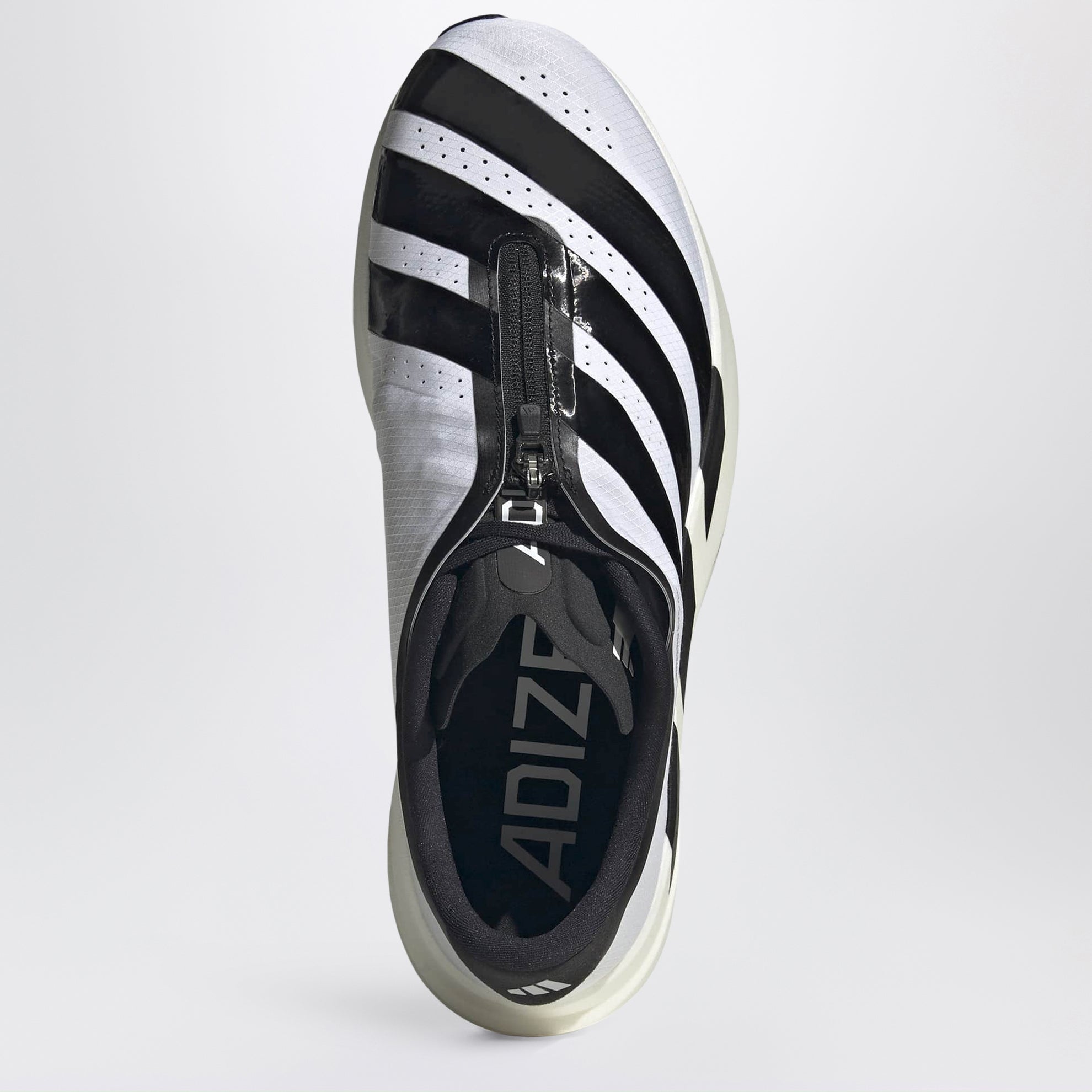 Sneakers adidas Adizero Evo SL Zip noires et blanches