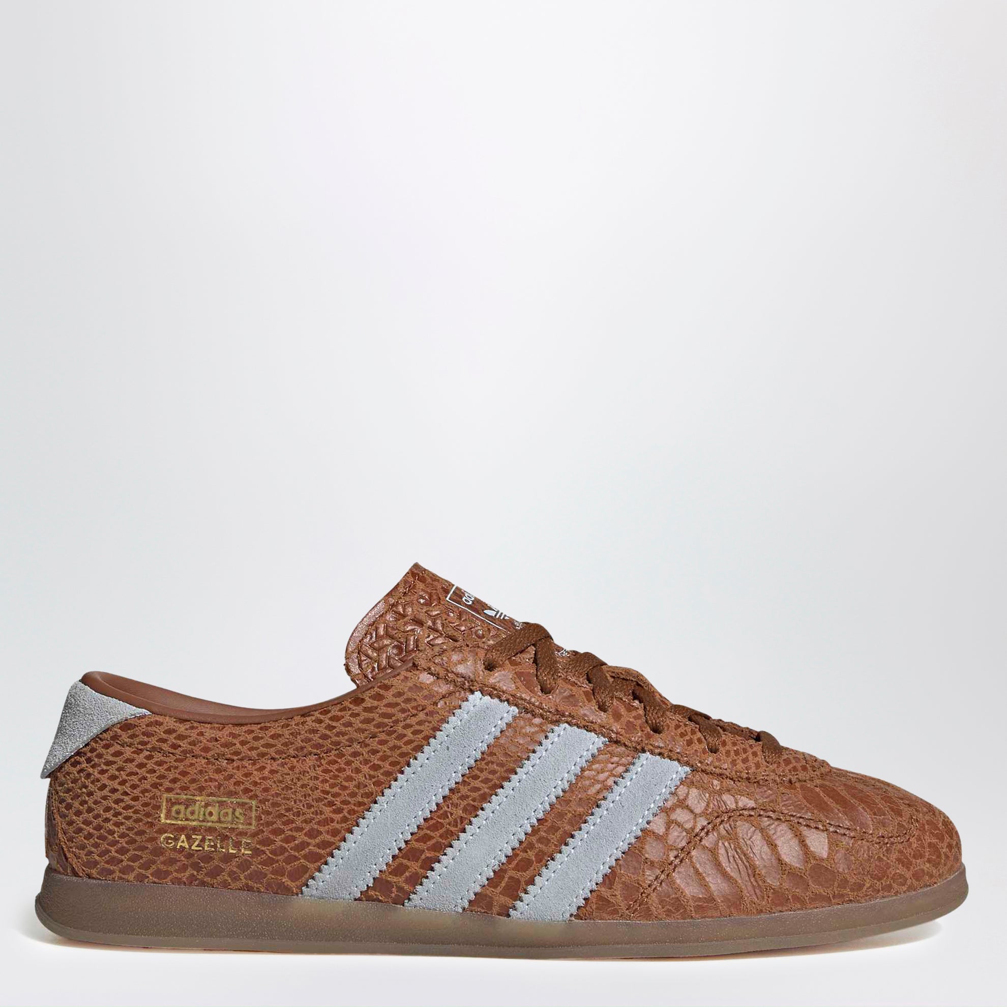 adidas gazelle silver green womens ADIDAS ORIGINALS Sneakers Gazelle Lo Pro Dusky Bronze/Crystal Sky/Gum