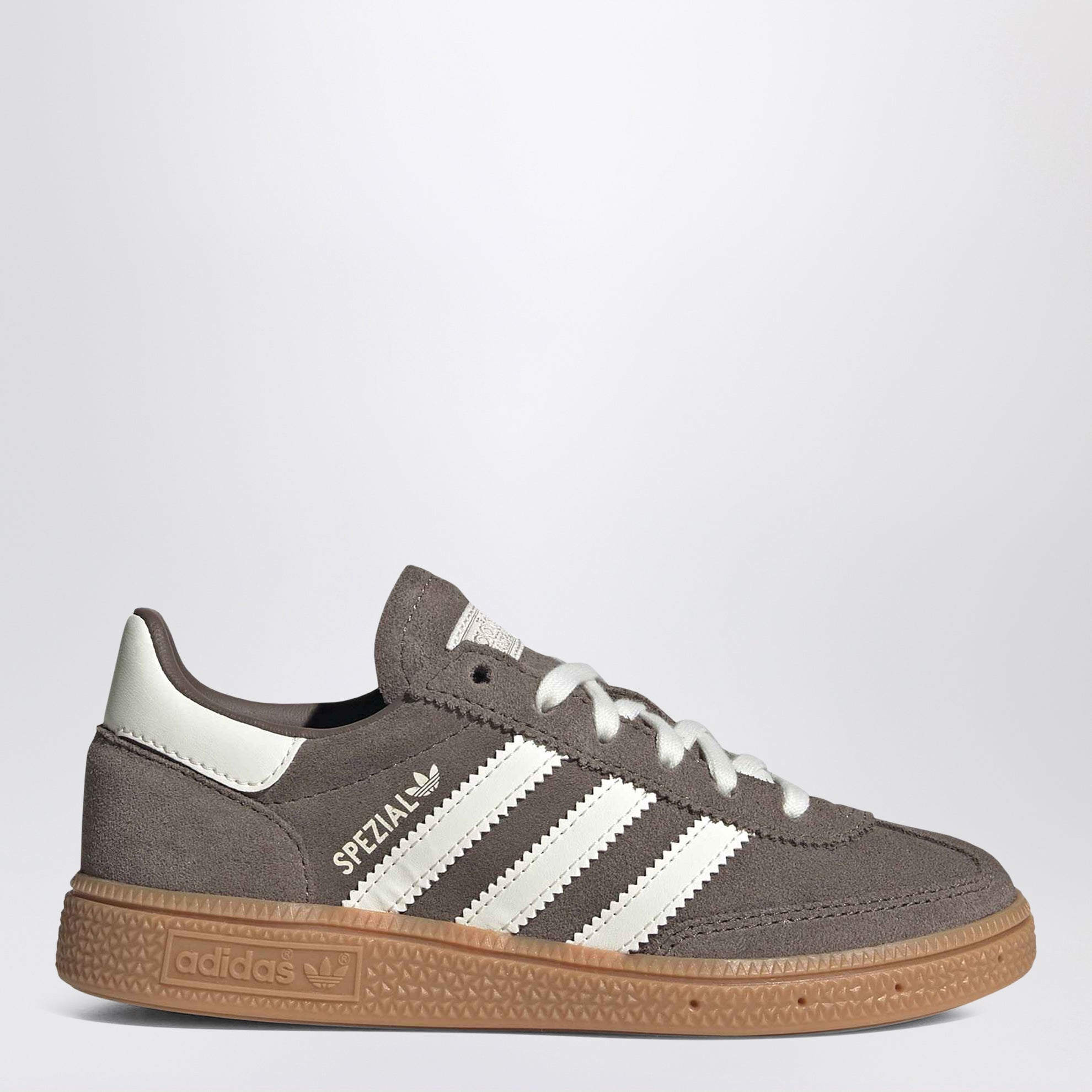 Sneakers Handball Spezial marrone e bianca