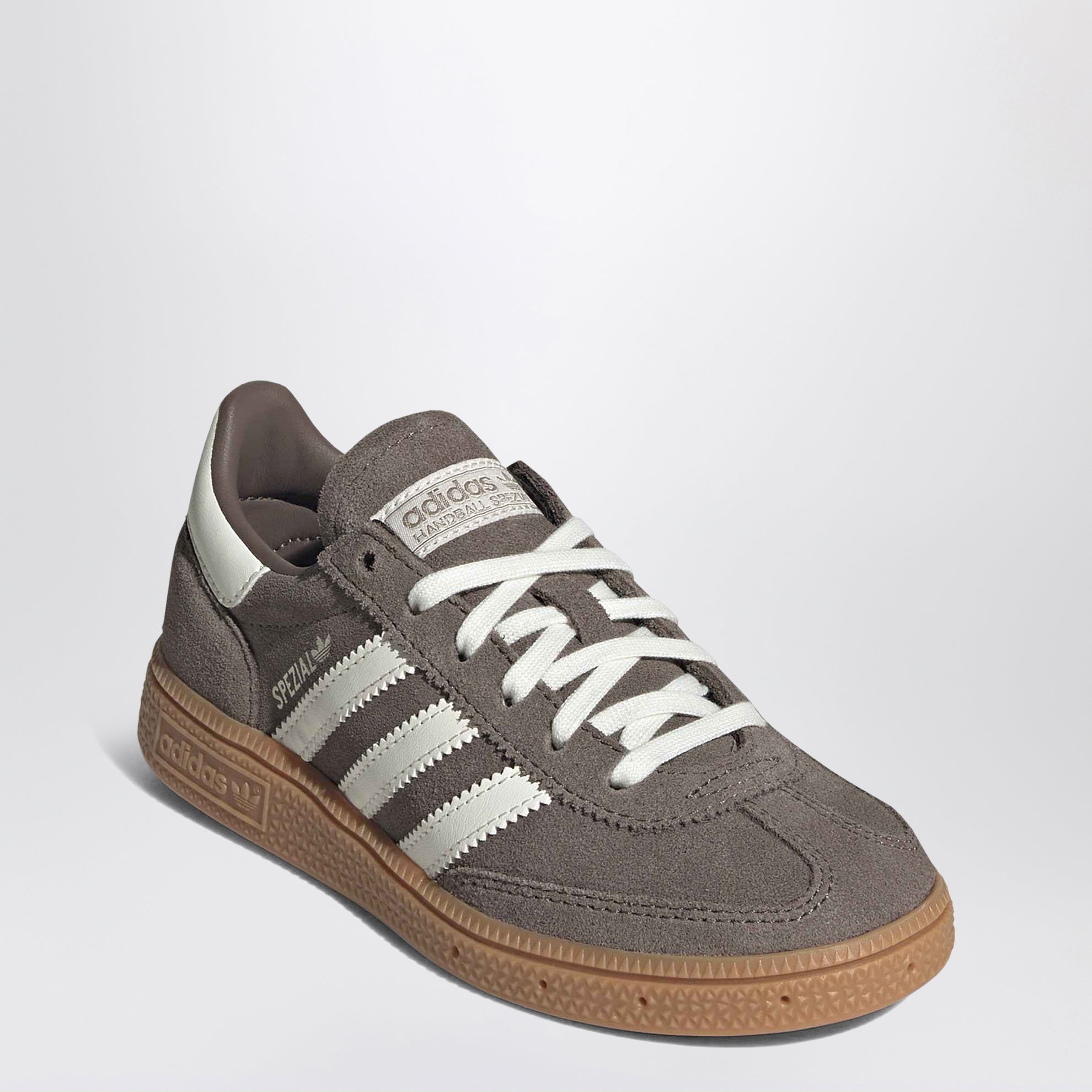 Sneakers Handball Spezial marrone e bianca