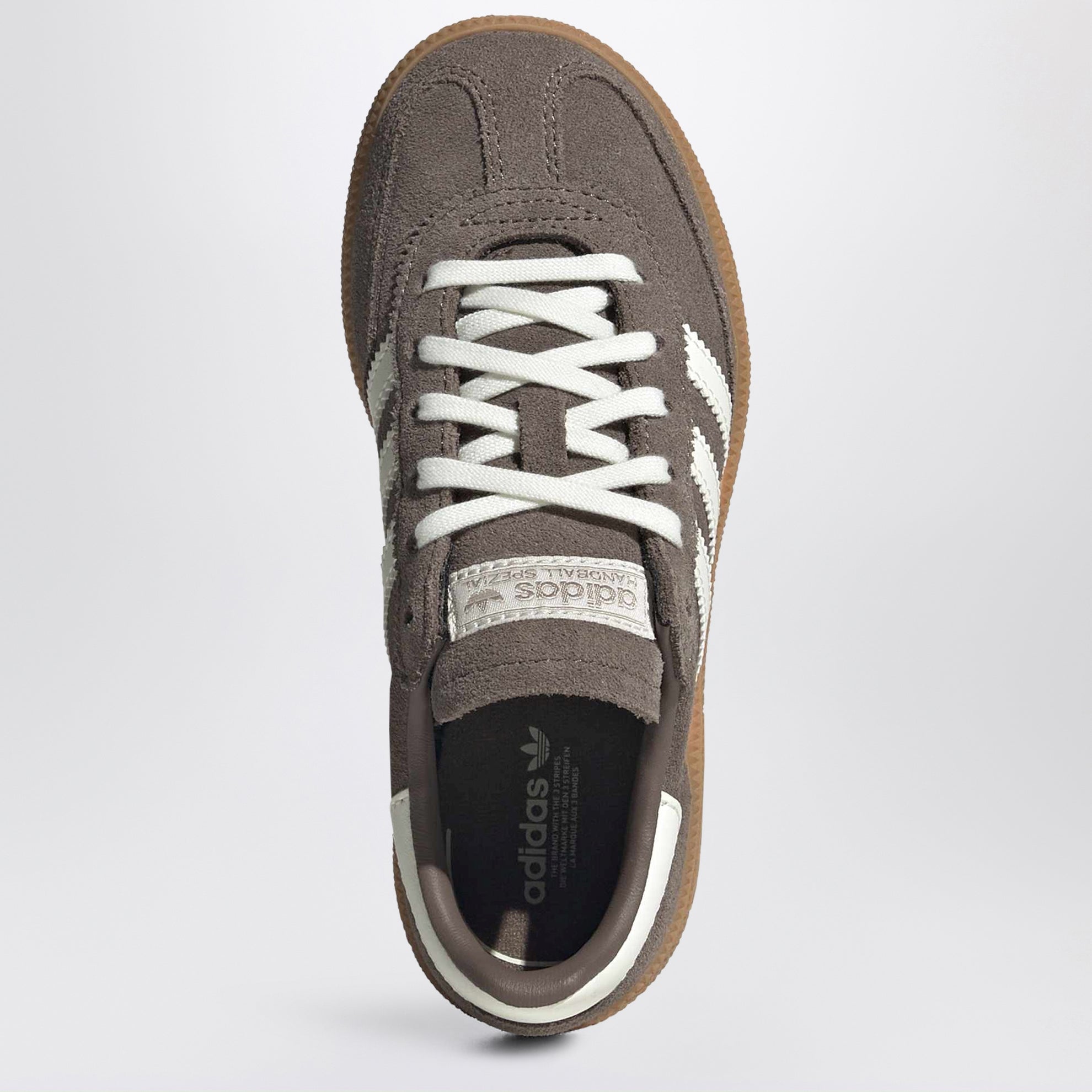 Sneakers Handball Spezial marrone e bianca