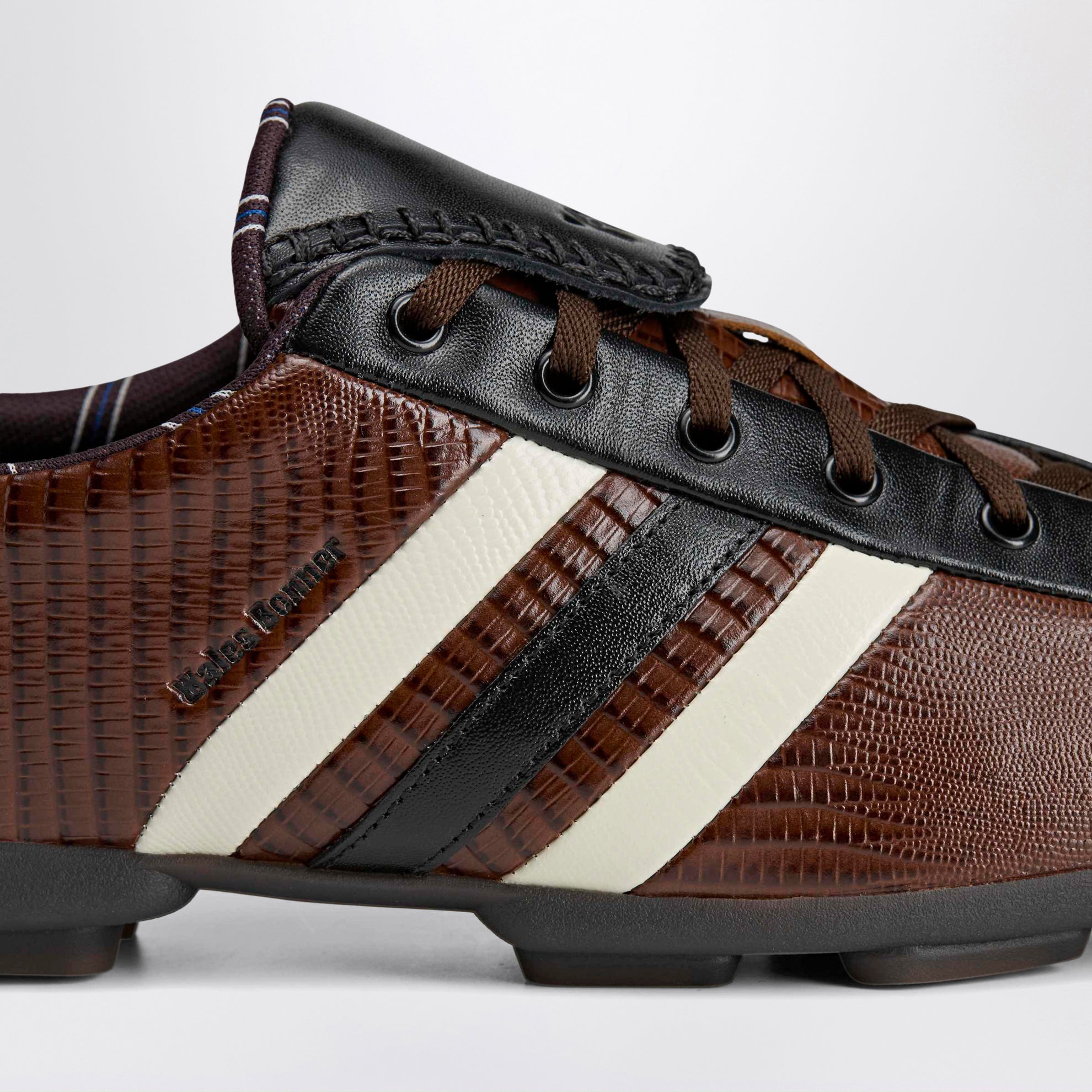Sneakers The Field Lizzard Cream White/Dark Brown /Core Black