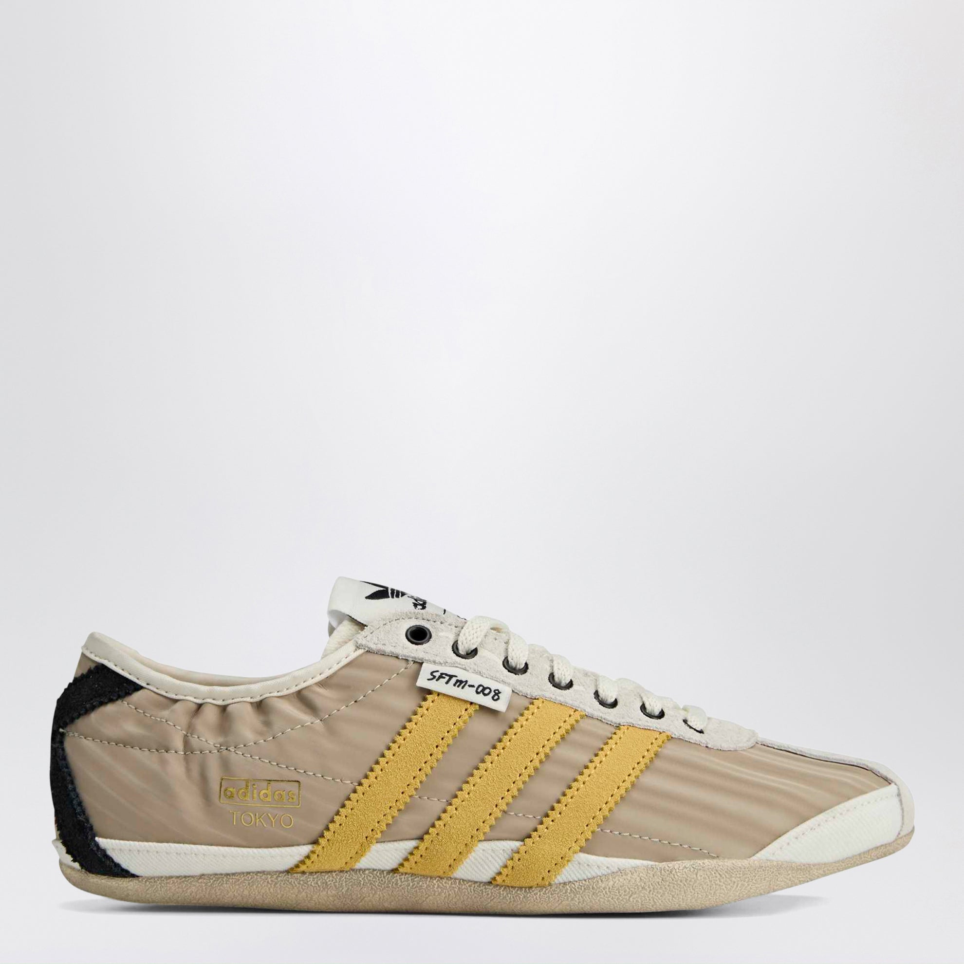 Song For The Mute Tokyo sneakers in Off White/Preloved Yellow/Core Black
