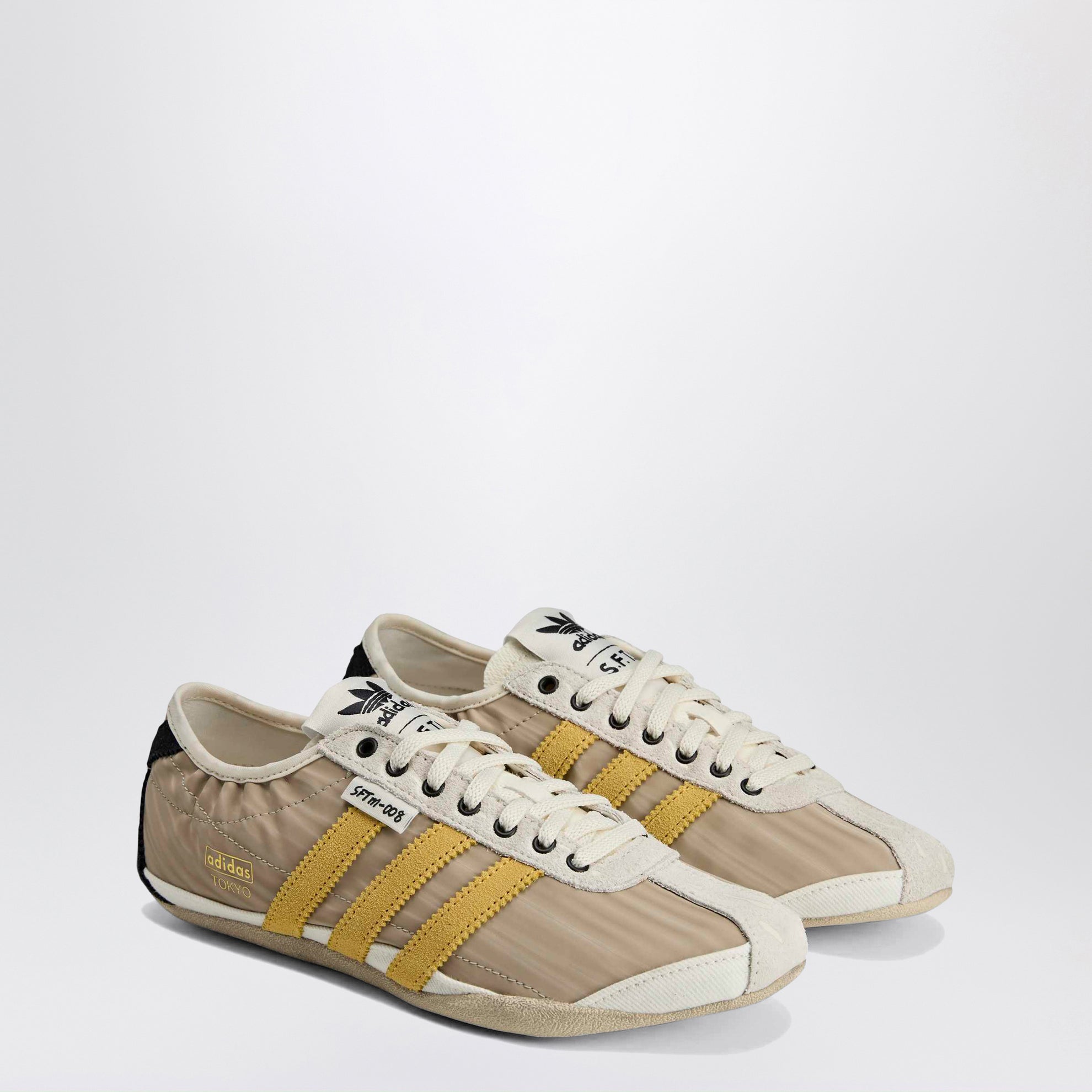 Song For The Mute Tokyo sneakers in Off White/Preloved Yellow/Core Black