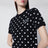 Polka-dot T-shirt in eco-responsible cotton blend