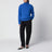 Gala blue merino wool turtleneck sweater