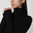 Pull Sade noir en laine et soie