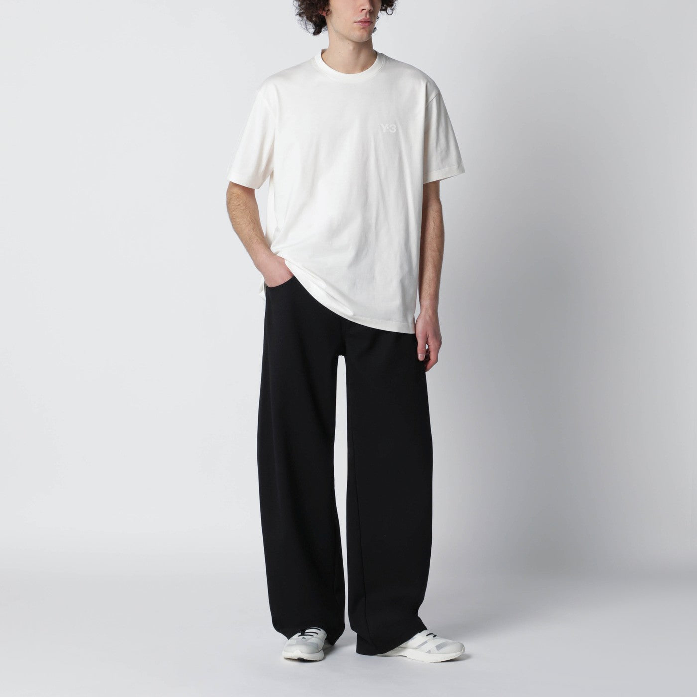 Chalk-White T-Shirt mit Logo