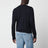 Dunkelblauer Lasca-Pullover aus extrafeiner Wolle