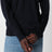 Dunkelblauer Lasca-Pullover aus extrafeiner Wolle