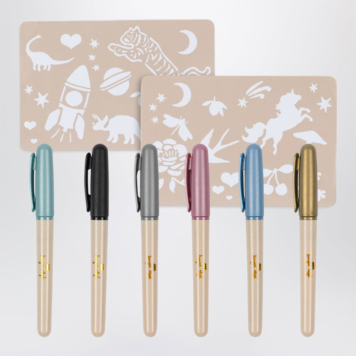 Set di pennarelli per tatuaggi multicolore