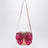 Rosa glitzernde Tut Herz-Schultertasche