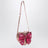 Rosa glitzernde Tut Herz-Schultertasche