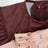 Set of 2 Cherry Glitter bibs with sleeves
