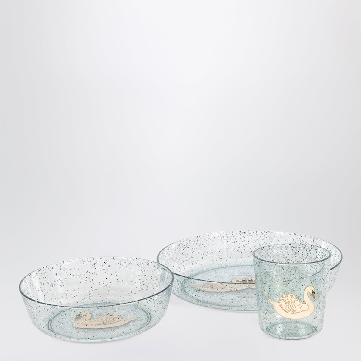 Sparkly Blue PCTG Dinner Set