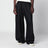 Schwarze Wide-Leg-Hose aus Denim