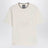T-shirt avorio in jersey di cotone