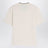 Elfenbeinfarbenes T-Shirt aus Baumwolljersey