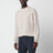 Beige melierter Kaschmirpullover