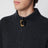 Maglia con mezza zip grigia scura in misto lana