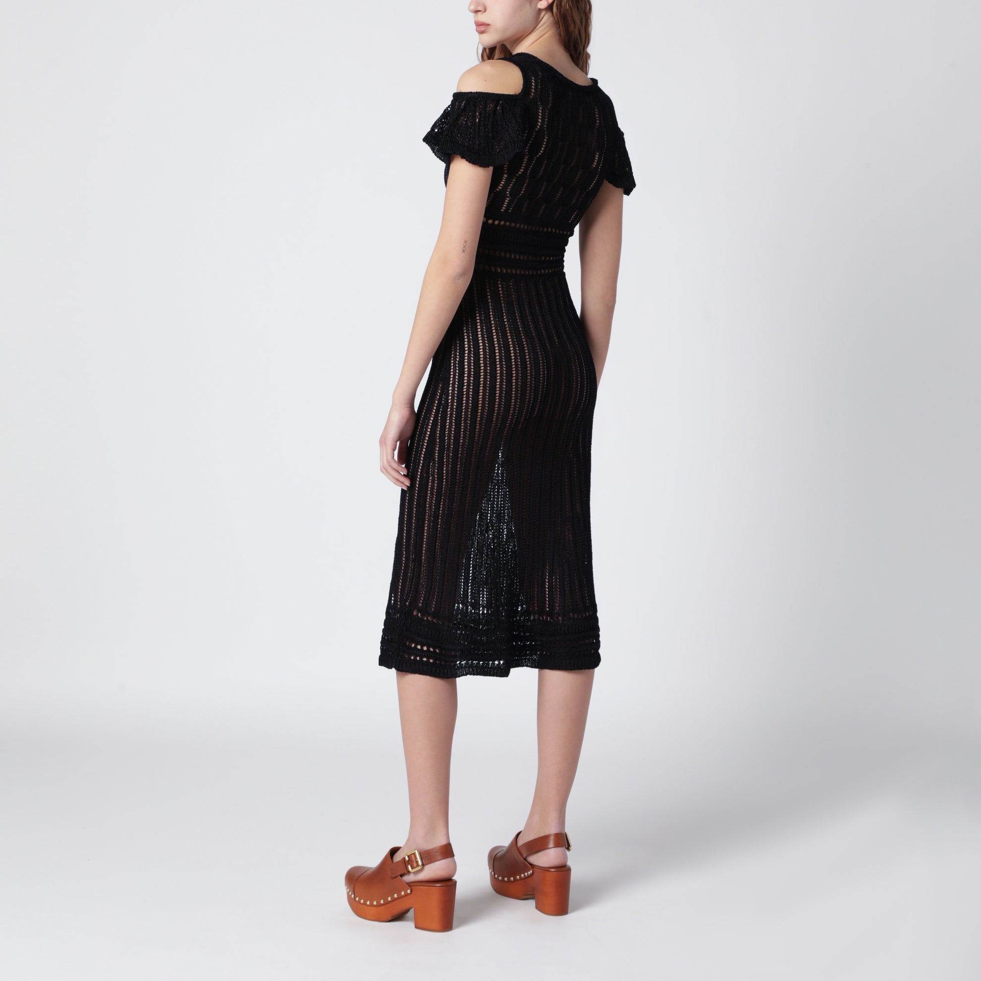 Robe Noire Au Crochet