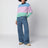 Pull rayé en laine mérinos