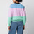 Maglione a righe in lana merino