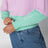 Maglione a righe in lana merino