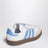 OG Samba sneakers in white/blue with elastic laces