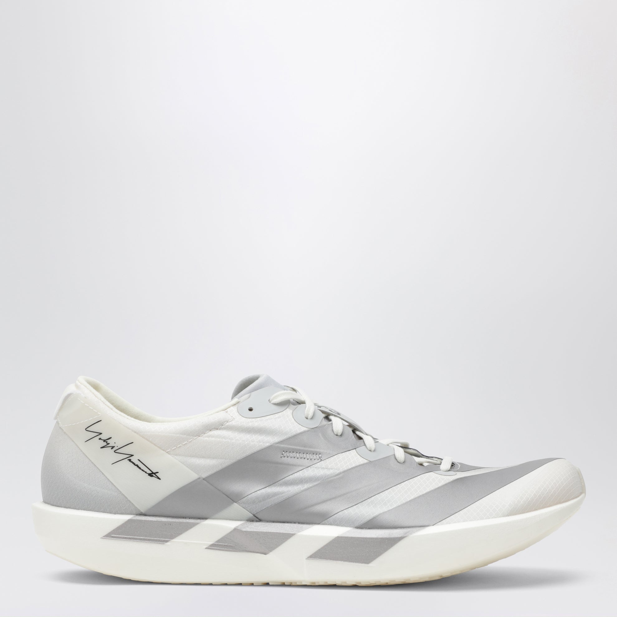 Baskets Adios 9 en mesh blanc craie et gris