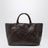 Bali Tote-Bag aus geflochtenem Leder in Dunkelbraun