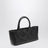 Borsa Rio in pelle nera intrecciata