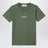 T-shirt verde militare con stampe logo