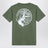 T-shirt verde militare con stampe logo