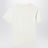 T-shirt écru con stampa logo  in cotone