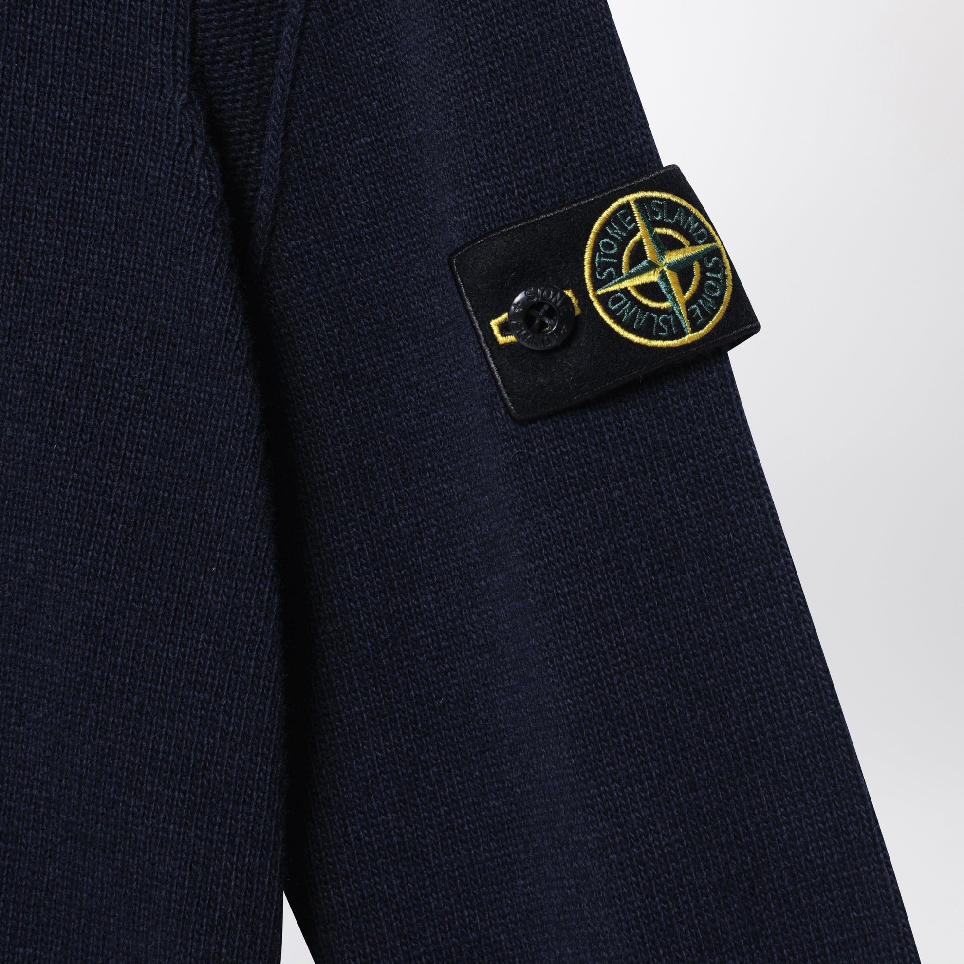 Maglione blu navy in lana