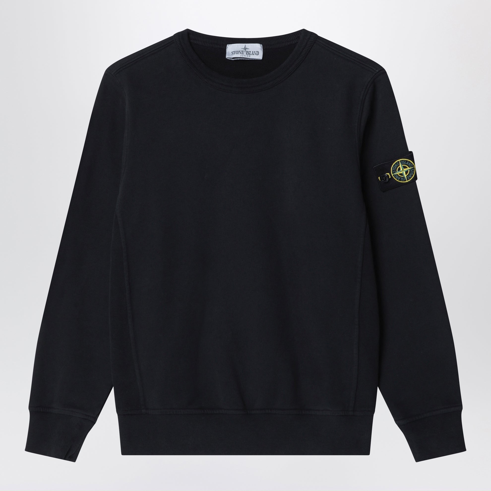 Black cotton sweatshirt with Compass patch