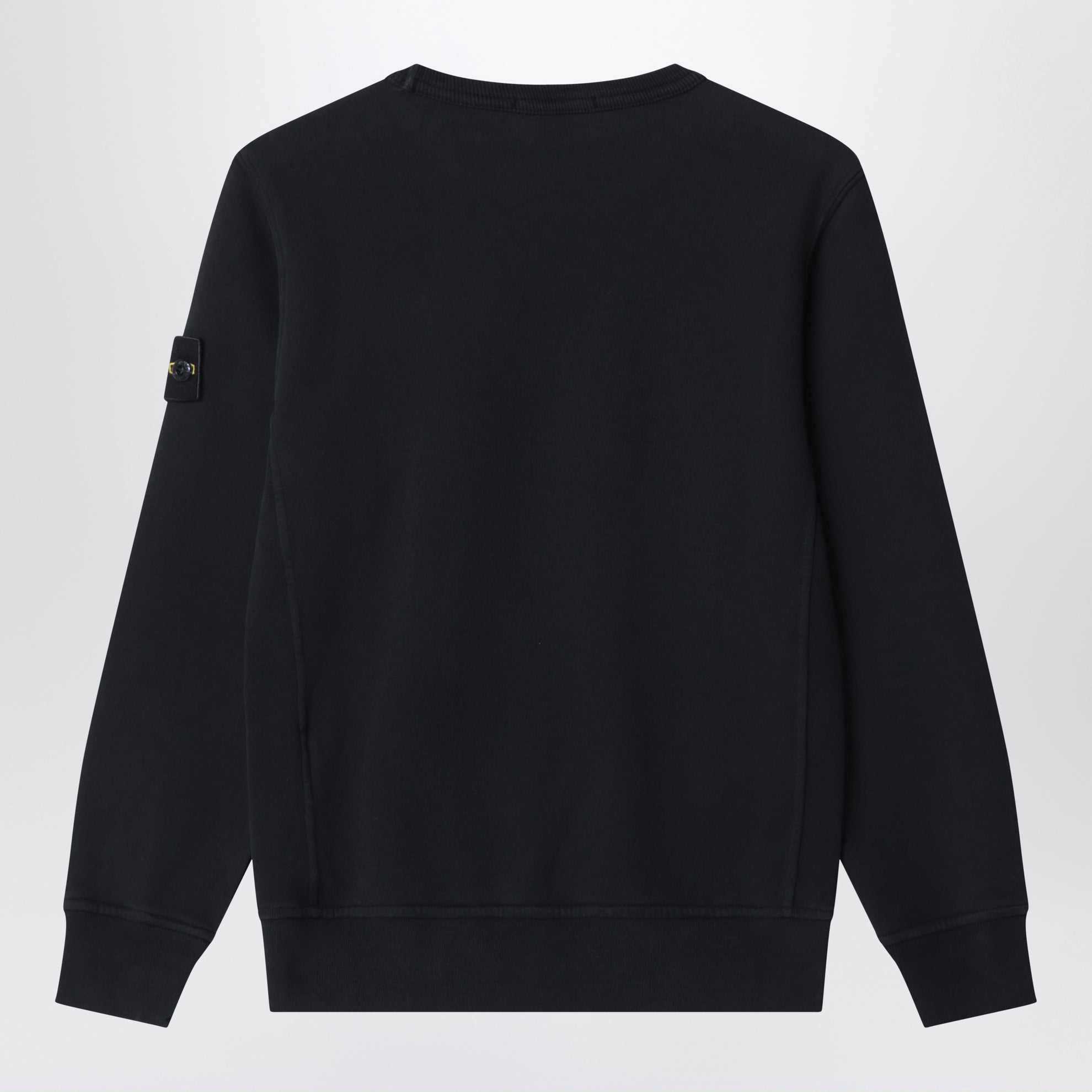 Black cotton sweatshirt with Compass patch